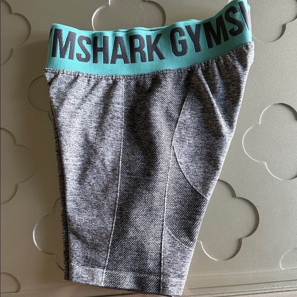 GYMSHARK Flex Shorts Women's Size XS Gray Teal - Picture 7 of 12